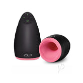 Zolo Warming Dome Rechargeable Vibrating Masturbator - Pink/Black